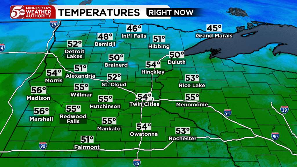 Friday forecast: Cool and cloudy conditions — KSTP 5
