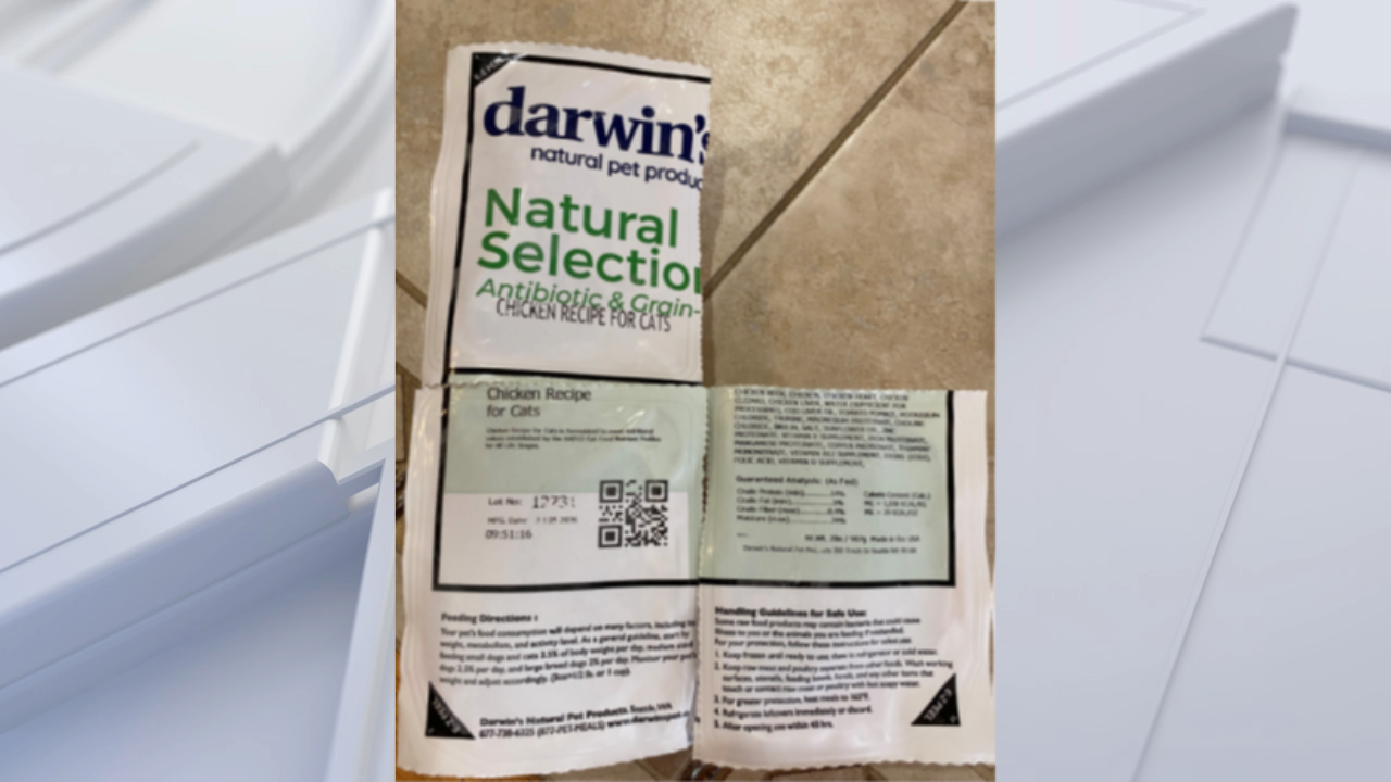 FDA warns pet owners after salmonella found in frozen cat food — FOX 9